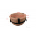 Mortar (Punjabi: Kunda Or Sunehra) Red Stone  With Handle – 16 Inch