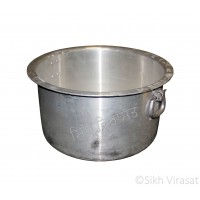Patila (Punjabi: ਪਤੀਲਾ) Kunde Wala Aluminium or Aluminum Color – Silver Size – 20 Inch Number 40 