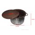 Patila (Punjabi: ਪਤੀਲਾ) Iron Kunde Wala (With Handles) (Punjabi: Sarabloh) Size Diameter 12 inch 