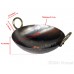 Karahi Or Kadai (Punjabi: ਕੜਾਹੀ) Frying Pan Iron (Punjabi: Sarabloh) Round Base - Diameter 13.5 Inch