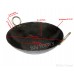 Karahi Or Kadai (Punjabi: ਕੜਾਹੀ) Frying Pan Iron (Punjabi: Sarabloh) Non-Stick Coating Flat Base - Diameter 14 Inch