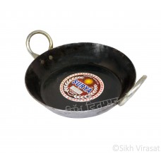 Tavi (Punjabi: ਤਵੀ) Pan for Jalebi (Punjabi: ਜਲੇਬੀ) Flat Base or Fry Pan Size Small - Diameter 8.3 Inch