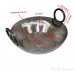 Karahi Or Kadai (Punjabi: ਕੜਾਹੀ) Frying Pan Iron (Punjabi: Sarabloh) Flat Base - Diameter 10.5 Inch