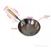 Frying Pan Iron (Punjabi: Sarabloh) Wooden Handle Size - Diameter 8.5 Inch