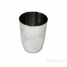 Glass (Punjabi: ਗਲਾਸ) for Children/babies Stainless-Steel Color Silver Size Small – 3.4 Inch 