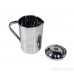 Jug (Punjabi: ਜੱਗ) Stainless-steel Kettle Type Color Silver Size 7.5 Inch Capacity 2 ltr (approx)