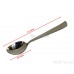 Spoon; Dessert Spoon (Punjabi: ਚਮਚਾ) Stainless-steel Smooth Design Color Silver Size 7.3 Inch 