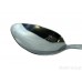 Spoon; Dessert Spoon (Punjabi: ਚਮਚਾ) Stainless-steel Designer Leaf Pattern Color Silver Size 7.4 Inch 