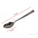 Spoon; Dessert Spoon (Punjabi: ਚਮਚਾ) Stainless-steel Smooth design Color Silver Size 7.5 Inch 