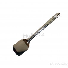 Spatula or Sipi (Punjabi: ਖੁਰਚਣਾ) Stainless-steel Color Silver Size Small 13.5 Inch