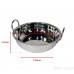Karahi or Kadahi Stainless-Steel Pan Color – Silver Size Diameter – 10 & 11 Inches 