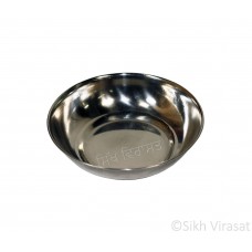 Dish Stainless-Steel Round Shaped Color Silver Size Diameter – 4.4 Inch 