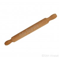 Pizza Rolling Pin (Punjabi: ਬੇਲਣਾ or ਵੇਲਣਾ) Wooden Color – Cream Size – 15.7 Inch 