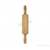 Mini Rolling Pin (Punjabi: ਬੇਲਣਾ or ਵੇਲਣਾ) Wooden Movable Color – Cream Size – 9.8 Inch 