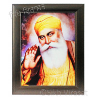 Shri Guru Nanak Dev Ji Colored Photo Size 12 X 16