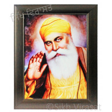 Shri Guru Nanak Dev Ji Colored Photo Size 12 X 16