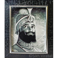Shri Guru Gobind Singh Ji Black & White Photo Size – 6x8