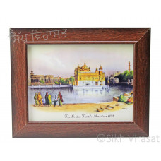 Golden Temple / Harmandir Sahib / Darbar Sahib Amritsar in 1833, Color Photo Size 6x8
