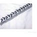 Hajooria Sikh Or Hazooria Kadai (Embroidery) Color Navy Blue Kesari White Size 2.25 Meter 