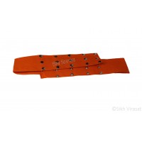 Kamarkasa Belt or Belt Tich Button Adjustable Color-Yellow/Kesri/Saffron/White Medium Size 18 to 22 inches 