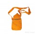 Khajana Or Gutka Sahib Bag with Adjustable Strap and 3 Tich Buttons Color- Orange 