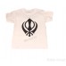 T-Shirt Ultra Cotton Mens Classic - Short Sleeve Standard Jersey Graphic - T-Shirt (Punjabi:Khanda ) Symbol Size Small Color Yellow