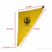 Nishan Sahib Or Printed Flag (Punjabi: Jhanda) Color Yellow Size 33 x 25 inch