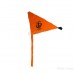 Nishan Sahib Or Printed Flag (Punjabi: Jhanda) Color Orange (Kesri) & Yellow Size 15 x 15 inch