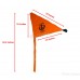 Nishan Sahib Or Printed Flag (Punjabi: Jhanda) Color Orange (Kesri) & Yellow Size 15 x 15 inch