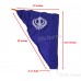Nishan Sahib Or Printed Flag (Punjabi: Jhanda) Color Blue Size 15 x 13 inch