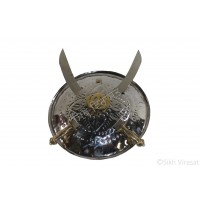 Dhall Steel Or Dhaal Or Dhal Or Shield Or Sikh Accessories Gatka Sports Small Size 8 inches Dhall Steel Or Dhaal Or Dhal Or Shield Or Sikh Accessories Gatka Sports Small Size 8 inches