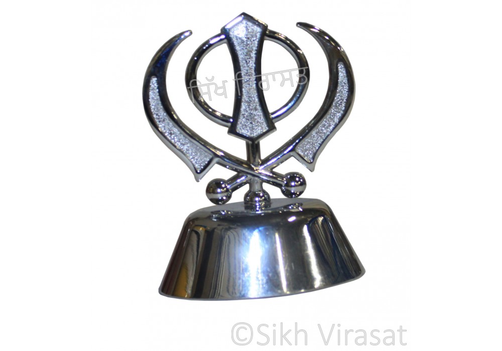 Khanda Car Dashboard Decor Sikh Khanda Car Accessories Home Decor Office Desk  Decor 