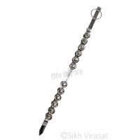 Chimta 24 Steel Jingles Musical Fire Tongs Punjabi: ਚਿਮਟਾ Percussion Indian Musical Instrument Steel