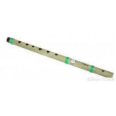 Wooden Flute (ਬੰਸਰੀ) Traditional Handmade Bamboo Bansuri Musical Instrument Color Cream