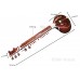 Sitar ਸਿਤਾਰ Professional Indian Sitar 7 Main Strings, 12 to 13 Sympathetic Strings, Tun Wood, Flat, Traveler Model, Color Brown Size 50 Inches 