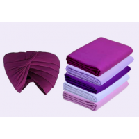 Turban Rubia Voil Purple Shades - $2.5 Price Per Meter