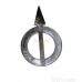Dumala Or Dumalla Shastar Iron (Punjabi: Sarabloh) Punjabi Sikh Singh Kaur Traditional Dumala Shastars Designer Chakar Teer Color Silver Size Large 