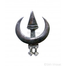 Dumalla Traditional Stunning Stainless Steel Sikh Small Chand Teer Tora Pin for Singh's Dumala, Pagri, Pug, Patka, Coats, Jackets Color Silver Size 2.5 Inches 