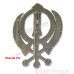Traditional Stunning Stainless Steel Heavy Dumalla Sikh Khanda Nickle Pin for Singh's Dumala, Pagri, Pug Color Silver Size Small, Large 