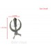 Traditional Stunning Stainless Steel Dumalla Sikh Chand Khanda Nickle Pin for Singh's Dumala, Pagri, Pug, Patka, Coats, Jackets Color Silver Size Small, Large 