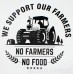 Stickers 2nd Surface No Farmer no food (Double Surface)